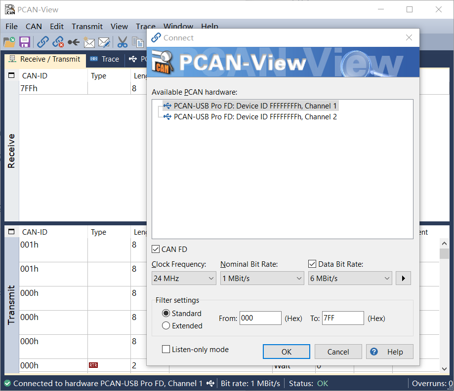MyPCANPro FD PcanView